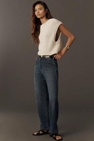 Pilcro Jenna Mid-Rise Relaxed Knit Jeans