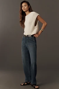 Pilcro Jenna Mid-Rise Relaxed Knit Jeans
