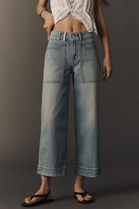 Pilcro Osaka Low-Slung Crop Wide-Leg Jeans