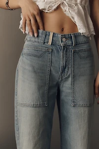 Pilcro Osaka Low-Slung Crop Wide-Leg Jeans