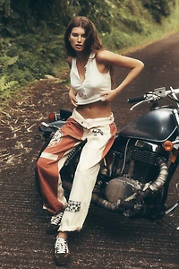 The Celeste Boyfriend Mid-Rise Relaxed Jeans by Pilcro