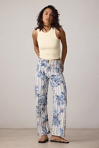 Colette High-Rise Wide-Leg Jeans by Maeve