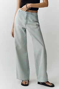 Pilcro Retro Slouch Low-Rise Straight Jeans