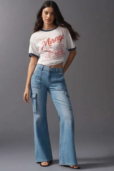 Pilcro Relaxed Mid-Rise Cargo Jeans