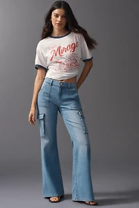 Pilcro Relaxed Mid-Rise Cargo Jeans