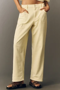 Jenna Regenerative Cotton Mid-Rise Relaxed Jeans by Pilcro