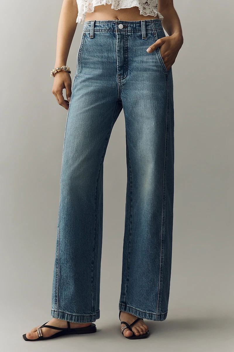 Lex Mid-Rise Tapered Jeans by Pilcro