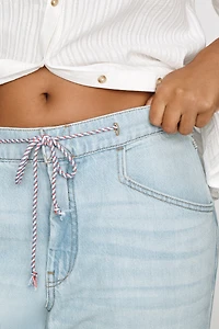 Pilcro Ellis High-Rise Pull-On Wide-Leg Jeans