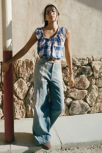 Pilcro Drift Mid-Rise Flared Jeans