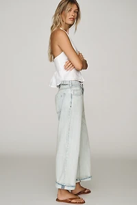 Pilcro X-Boyfriend Uncuffed Mid-Rise Relaxed Jeans