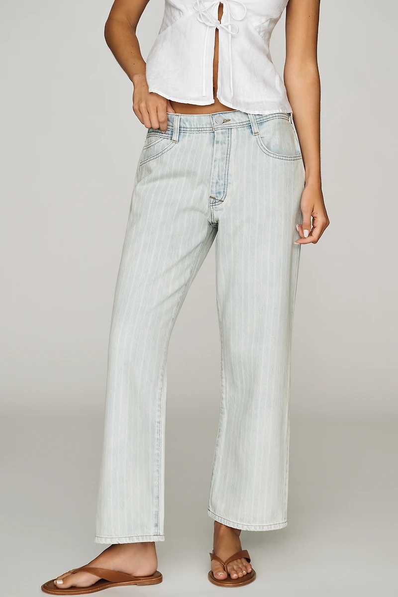 Pilcro X-Boyfriend Uncuffed Mid-Rise Relaxed Jeans