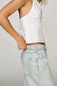 Pilcro X-Boyfriend Uncuffed Mid-Rise Relaxed Jeans