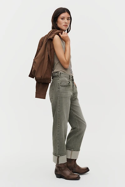 Pilcro X-Boyfriend Mid-Rise Relaxed Straight-Leg Jeans