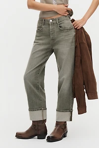 Pilcro X-Boyfriend Mid-Rise Relaxed Straight-Leg Jeans