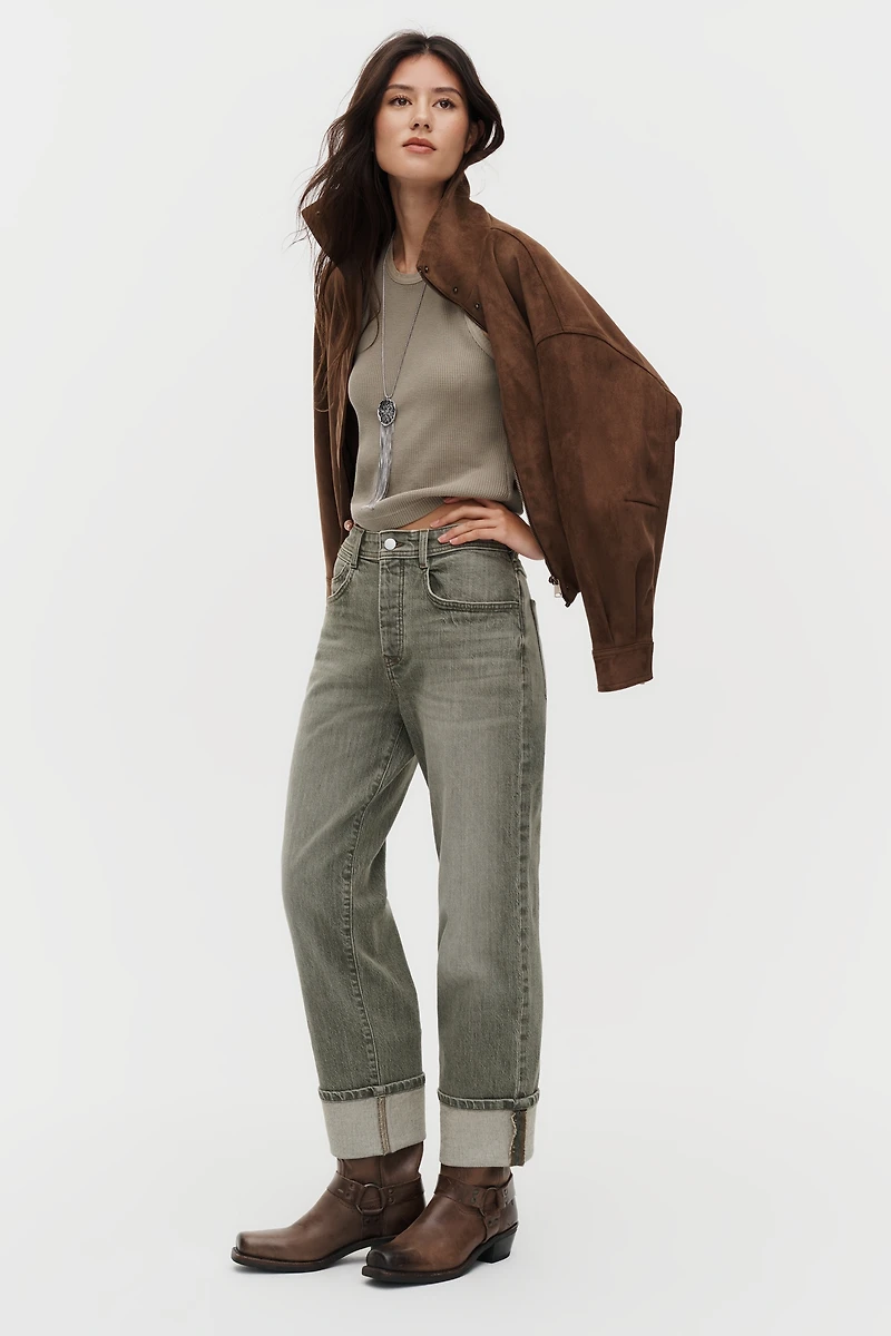 Pilcro X-Boyfriend Mid-Rise Relaxed Straight-Leg Jeans