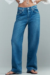 Reformation Val 90's Mid-Rise Straight Leg Jeans
