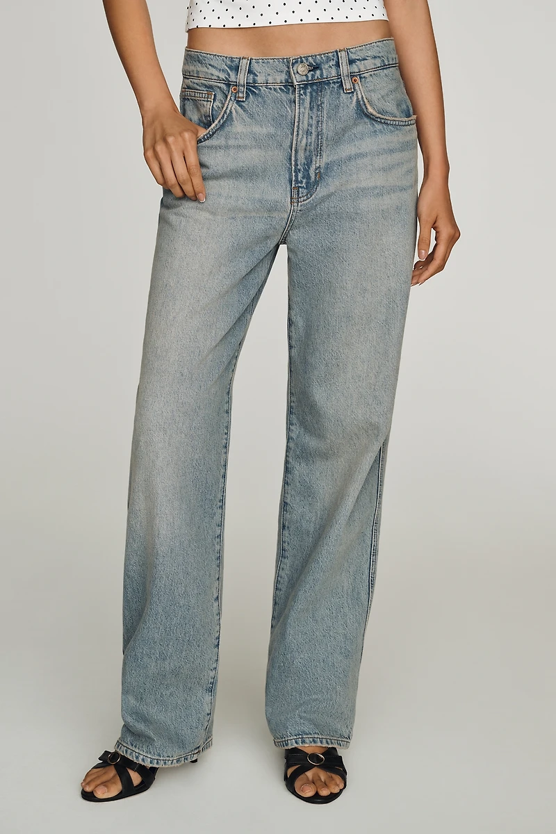 Reformation Val 90s Mid-Rise Straight Jeans