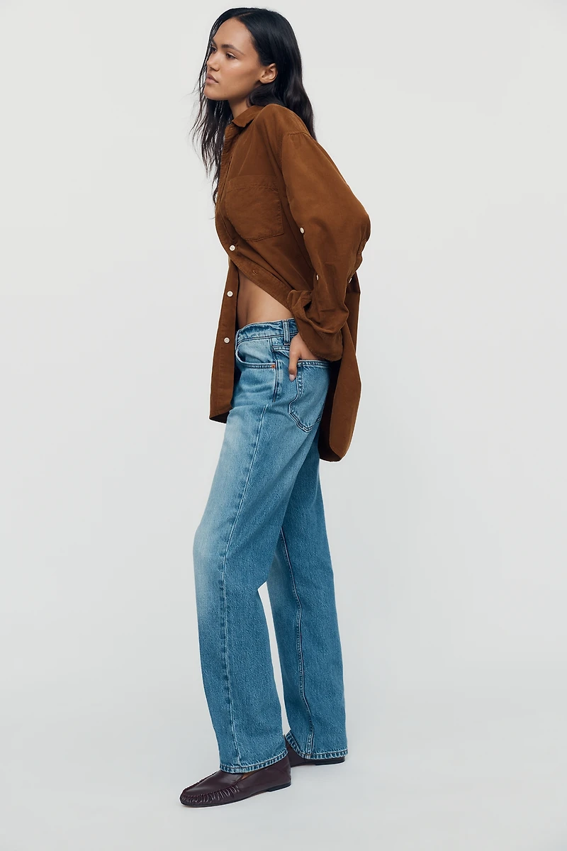 Reformation Leda High-Rise Straight Jeans