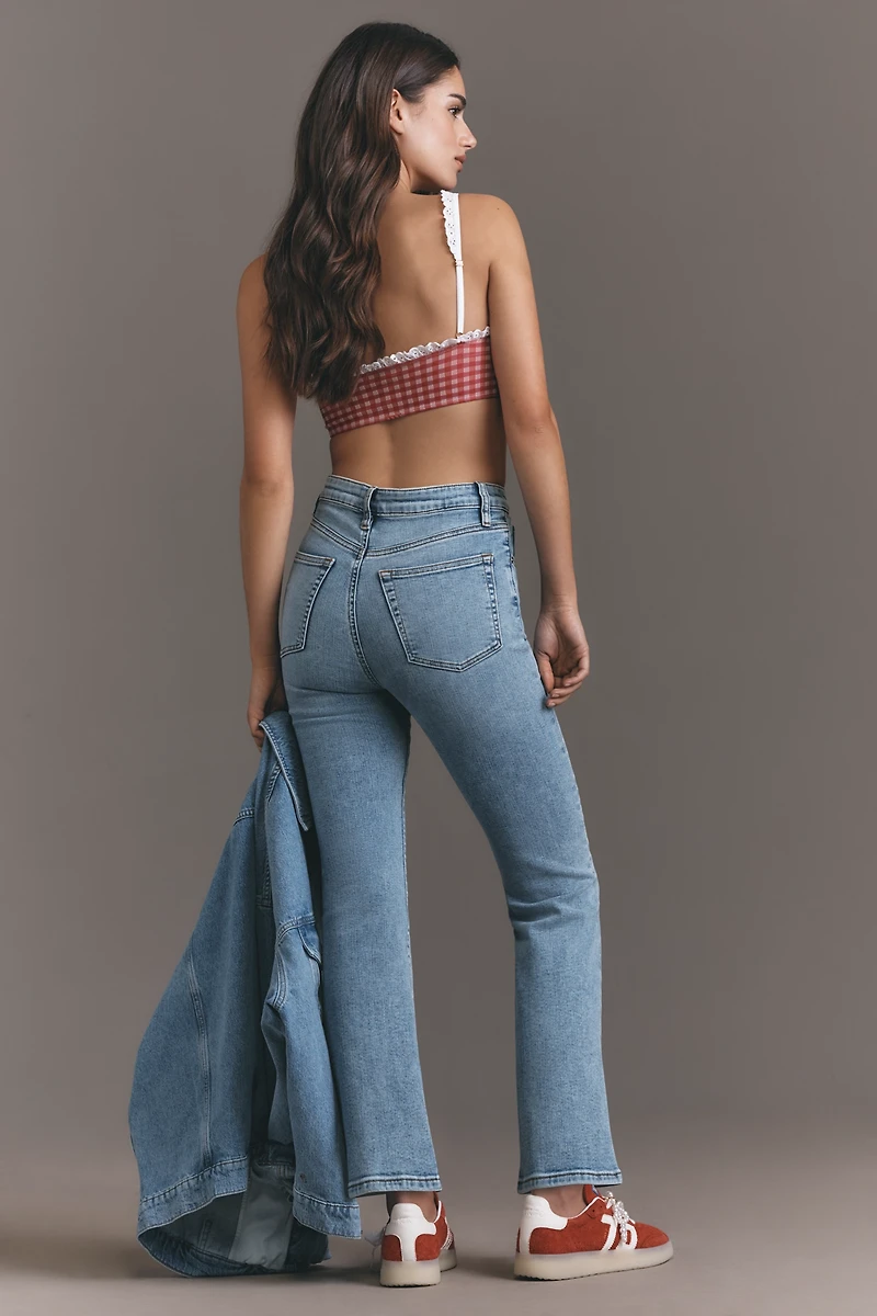 FRAME The Reboot High-Rise Crop Flare Jeans