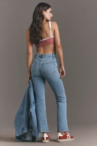 FRAME The Reboot High-Rise Crop Flare Jeans