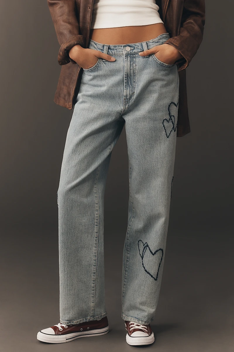 Habitual Wythe High-Rise Relaxed Straight-Leg Valentine Jeans