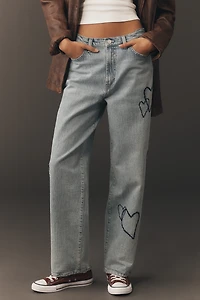 Habitual Wythe High-Rise Relaxed Straight-Leg Valentine Jeans