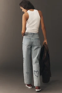 Habitual Wythe High-Rise Relaxed Straight-Leg Valentine Jeans