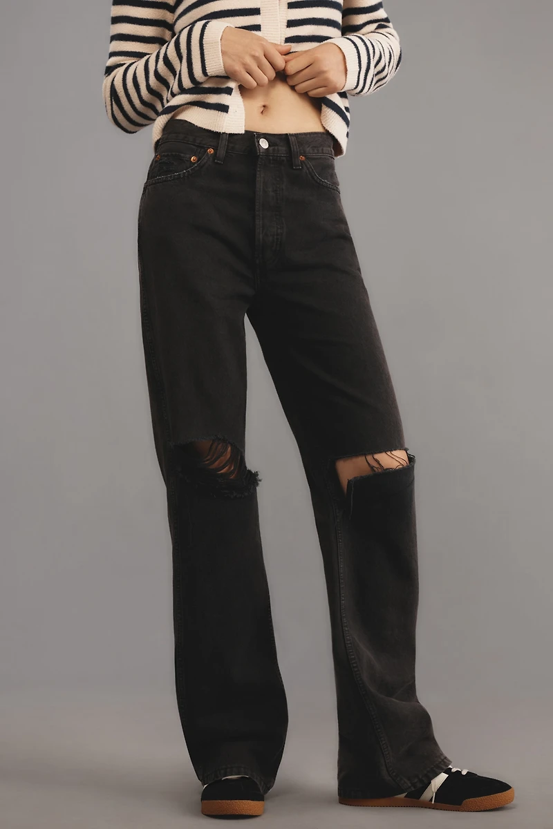 RE/DONE High-Rise Loose Straight-Leg Jeans
