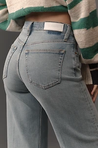RE/DONE Mid-Rise Wide-Leg Crop Jeans