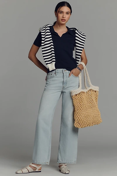 RE/DONE Low-Rise Loose Crop Wide-Leg Jeans