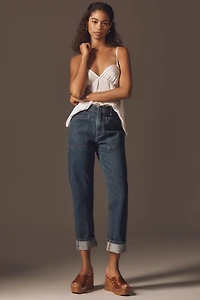 RE/DONE The Bender High-Rise Relaxed Straight-Leg Jeans