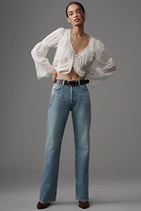 RE/DONE 90s High-Rise Straight-Leg Jeans