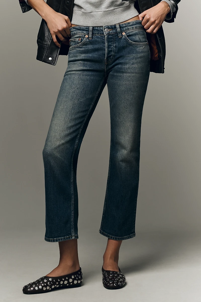 RE/DONE High-Rise Crop Slim Jeans