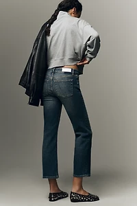 RE/DONE High-Rise Crop Slim Jeans