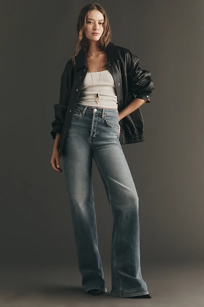 RE/DONE High-Rise Wide-Leg Jeans