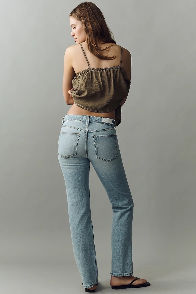 RE/DONE Slim Low-Rise Crop Straight Jeans