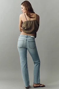 RE/DONE Slim Low-Rise Crop Straight Jeans