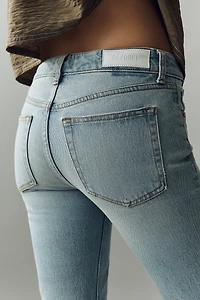 RE/DONE Slim Low-Rise Crop Straight Jeans