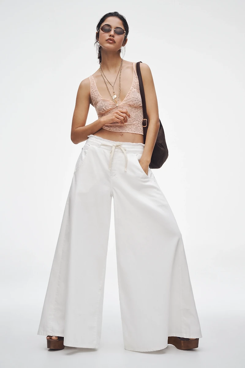 The Full Raver High-Rise Wide Leg Jeans by Pilcro