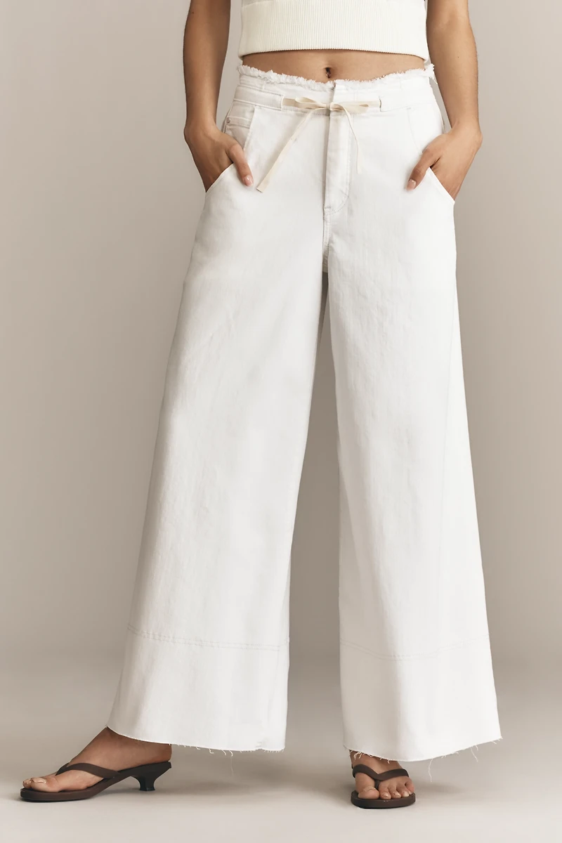 The Full Raver High-Rise Wide Leg Jeans by Pilcro