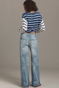 Pilcro Heritage High-Rise Wide-Leg Jeans