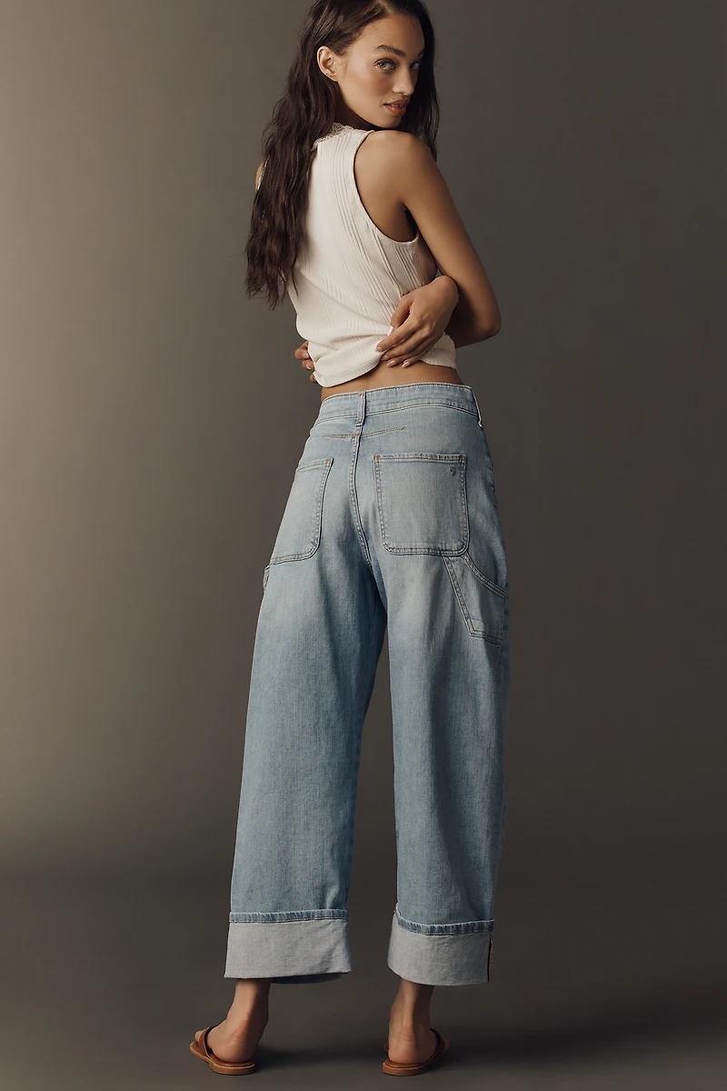 Kayden High Rise Carpenter Barrel Jeans by Pilcro