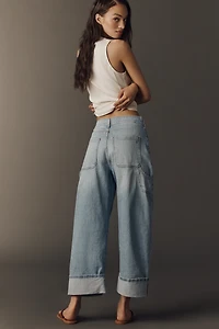 Kayden High Rise Carpenter Barrel Jeans by Pilcro