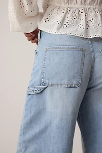 Kayden High Rise Carpenter Barrel  Jeans by Pilcro