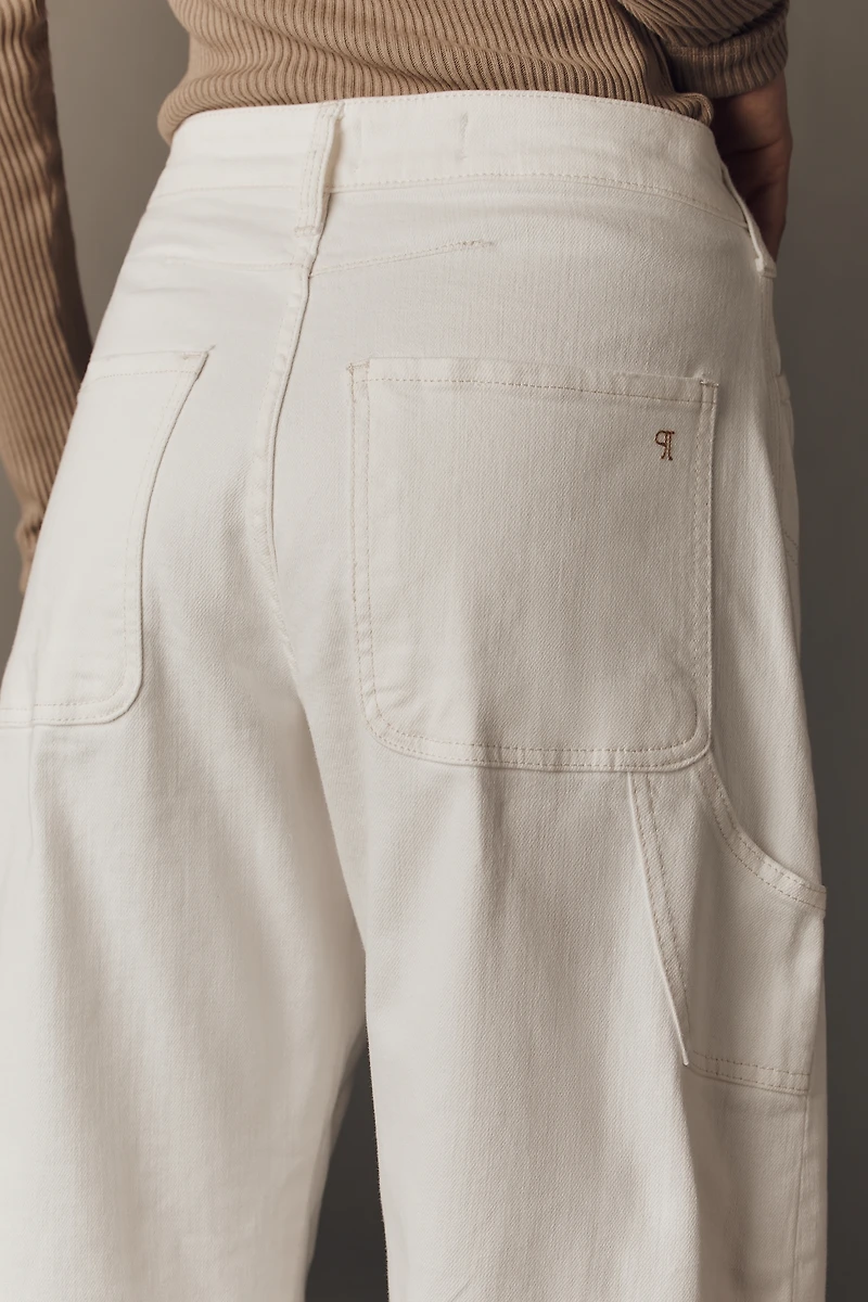 The Kayden High-Rise Cuffed Tapered Jeans by Pilcro