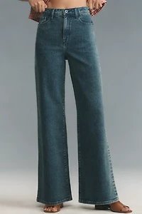 Outland Denim Ellie High-Rise Wide Leg Jeans