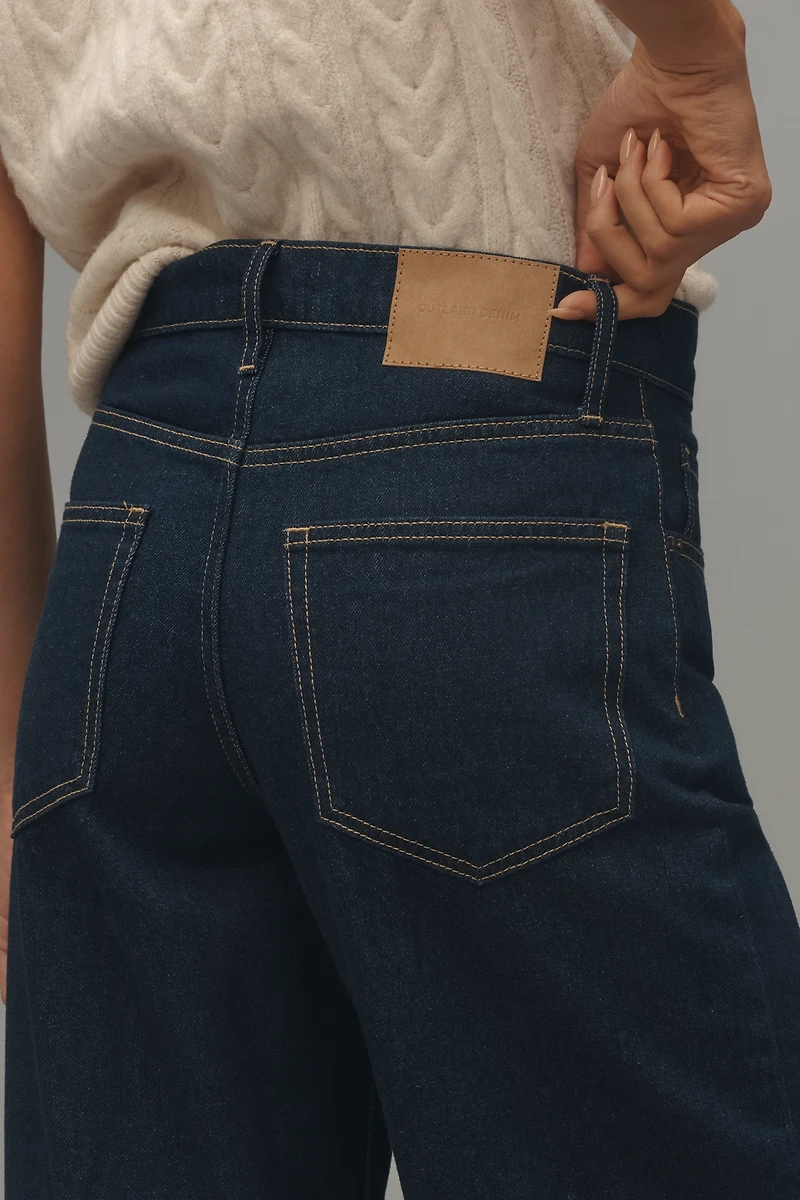 Outland Denim Avril Mid-Rise Slouchy Wide-Leg Jeans