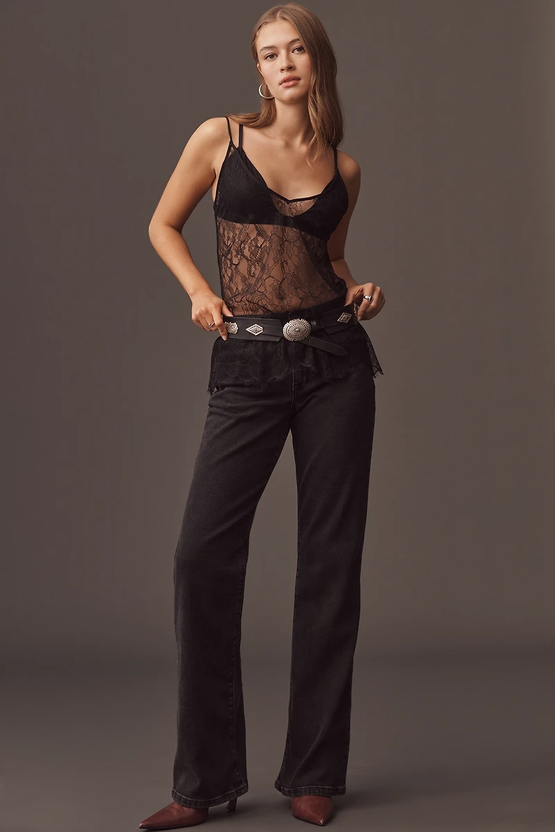 Outland Denim Effie Mid-Rise Flare Jeans