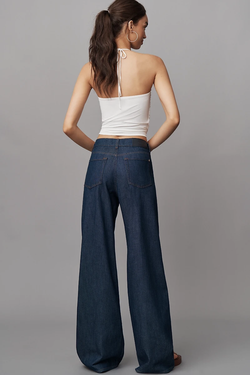 7 For All Mankind Lotta High-Rise Wide-Leg Jeans