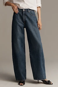 7 For All Mankind Twisted Bonnie High-Rise Barrel Jeans